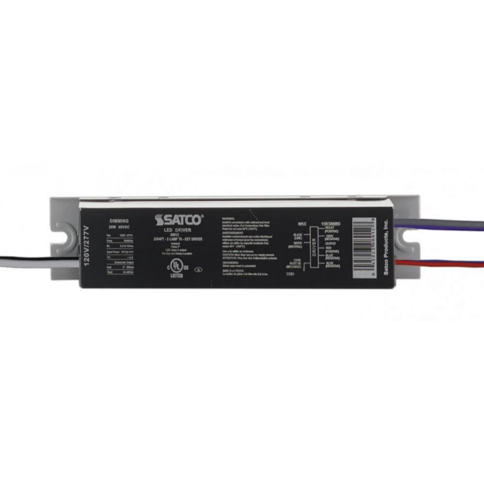 2/3/4 ft-2 Lamp T8-External Driver