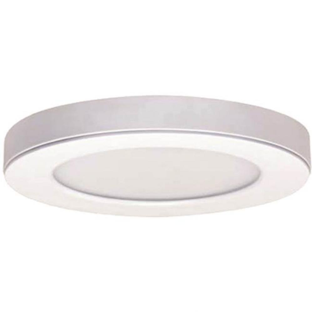 16.5 W 8&apos;&apos; Flush Mount LED Fixture, 3000K, White Finish, 120 V