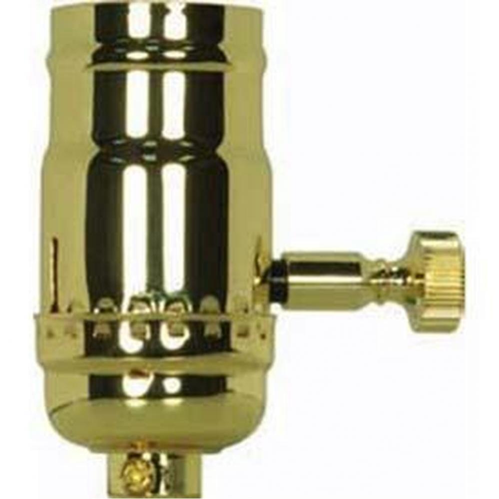 200 W Pol Brass Full Range Dimmer