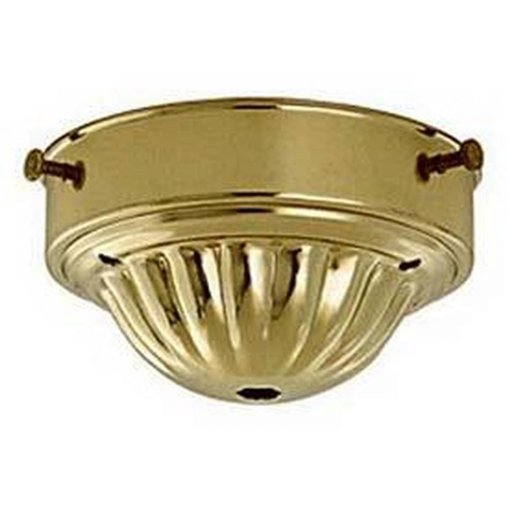 4&apos;&apos; Brass Finish Glass Holder