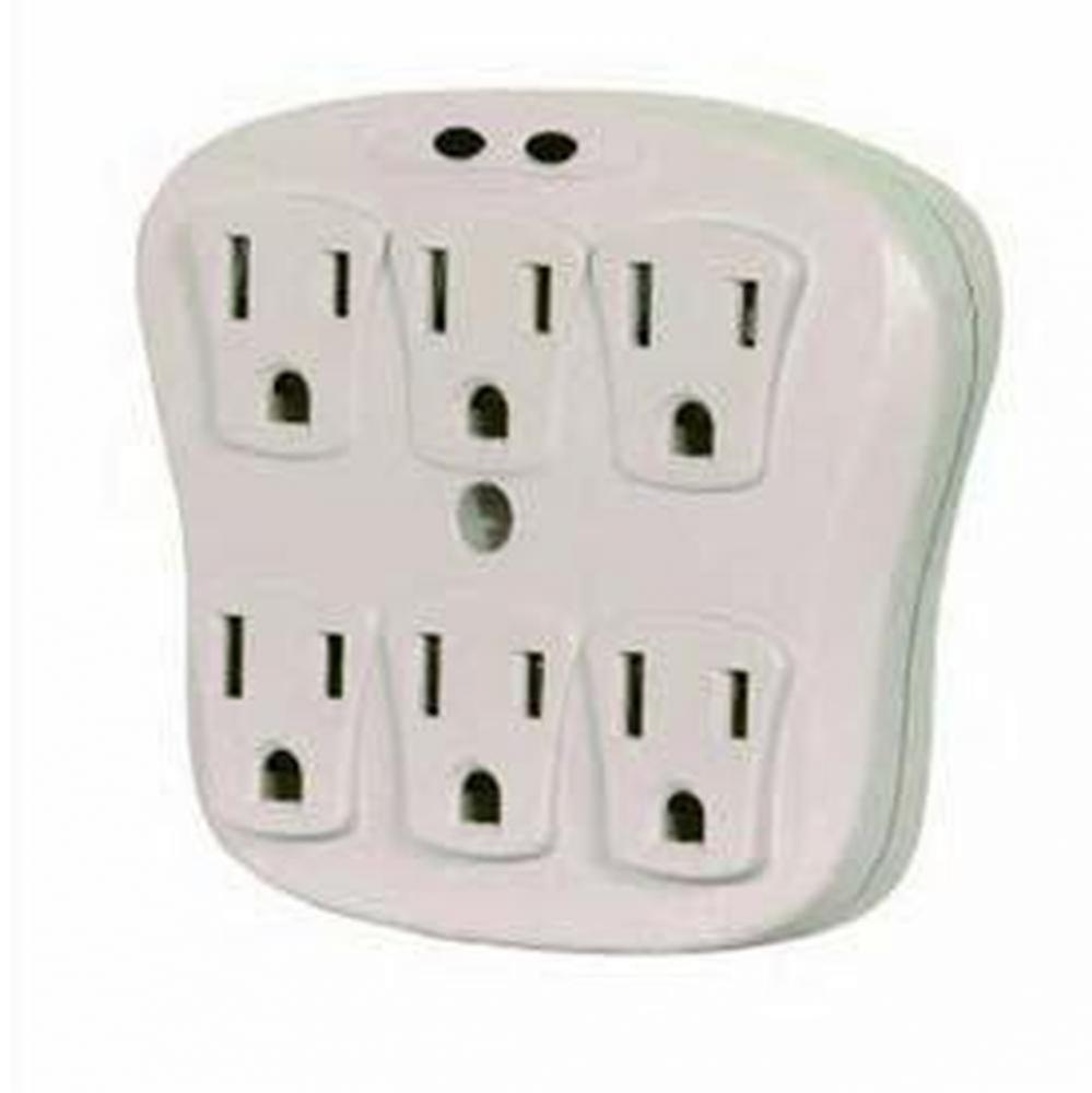 6 Outlet Plug In Surge Protect