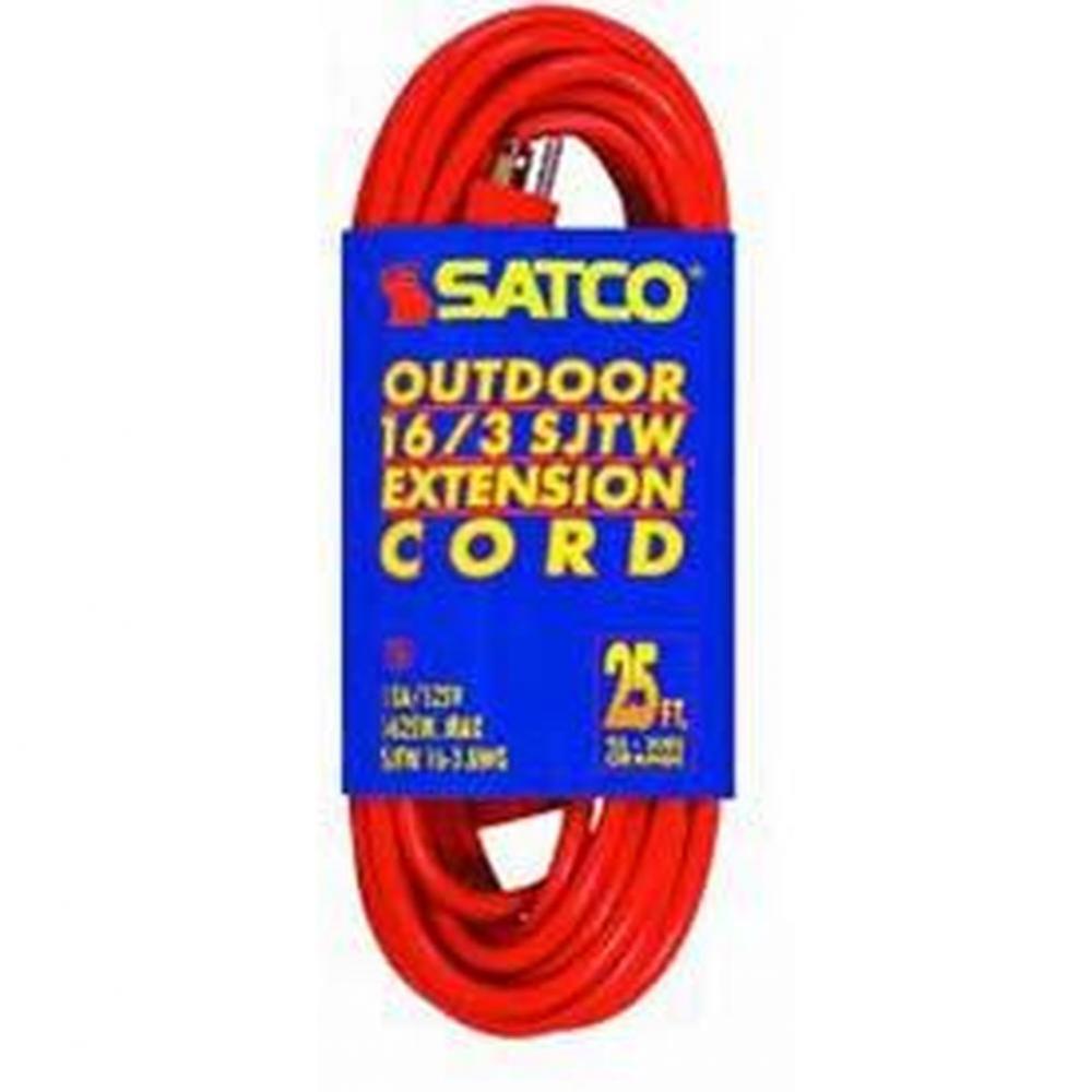 100 ft 16-3 Sjtw Orange Cord