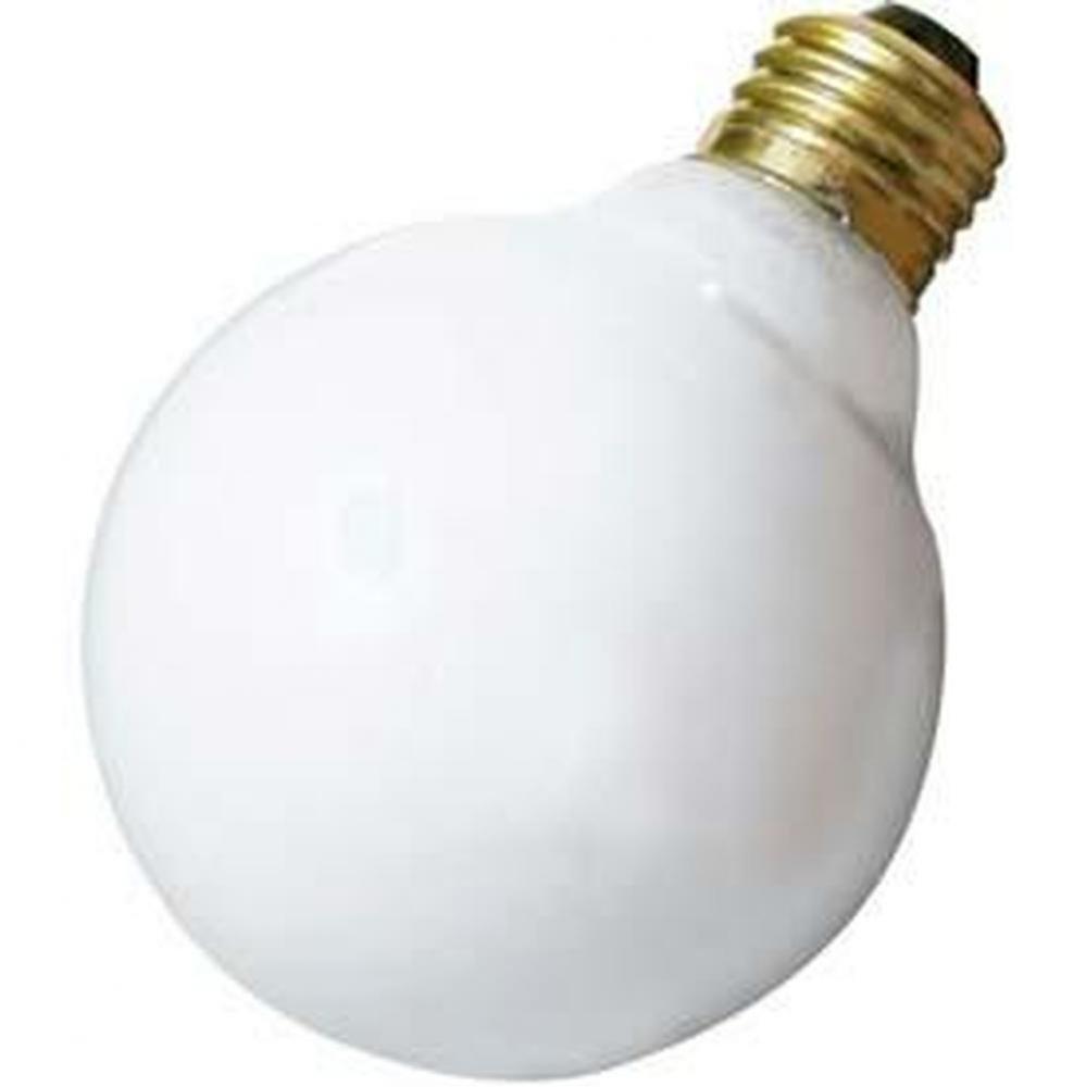 3 PACK 40W G25 WHITE GLOBE 120