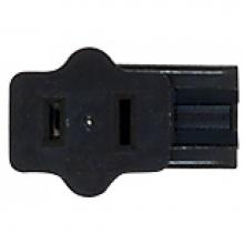 Satco 80/2516 - Black Female Spt-1 Plug