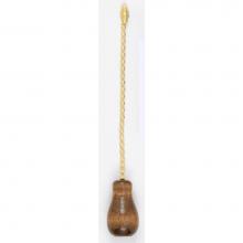 Satco 90-533 - Walnut Finish Wood Tassle with chain