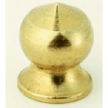 Satco 90-652 - 8/32 Pear Knob Brass Finish