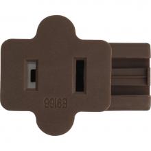 Satco 90-793 - Brown Female Pol. Gilbert Plug