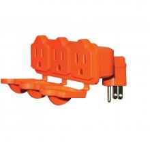 Satco 93-5042 - Hd Orange Outdoor Grounded