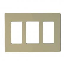 Satco 96-322 - Claro 3 Gang Wallplate Iv