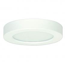 Satco S21501 - 10.5 W 5.5'' Flush Mount LED Fixture, 4000K, Round Shape, White Finish, 120 V