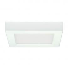 Satco S21505 - 10.5 W 5.5'' Flush Mount LED Fixture, 4000K, Square Shape, White Finish, 120 V