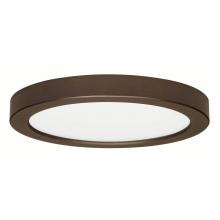 Satco S21512 - 18.5 W 9'' Flush Mount LED Fixture, 3000K, Round Shape, Bronze Finish, 120 V