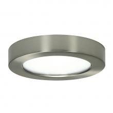 Satco S21518 - 10.5 W 5.5'' Flush Mount LED Fixture, 5000K, Round Shape, Brushed Nickel Finish, 120 V