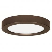 Satco S29330 - 13.5 W 7'' Flush Mount LED Fixture, 2700K, Round Shape, Bronze Finish, 120 V