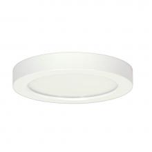 Satco S29362 - 18.5 W 9'' Flush Mount LED Fixture, 5000K, Round Shape, White Finish, 120 V