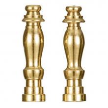 Satco S70-130 - 2-2'' Brass Finish Finials