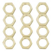 Satco S70-172 - 12 Brass 1/8 IPS Locknuts