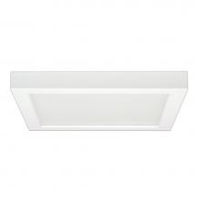 Satco S9340 - 18.5 W 9'' Flush Mount LED Fixture, 2700K, Square Shape, White Finish, 120 V