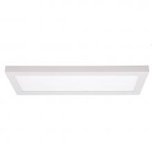 Satco S9368 - 16 W 18'' x 5'' Flush Mount LED Fixture, 3000K, 90 CRI, Rectangle Shape, White