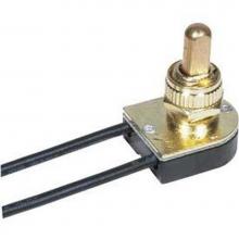 Satco 90-508 - Brass Push Button Switch