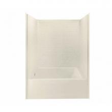 Aker 141394-000-004-502 - 6042STTM AFR  AcrylX Alcove Right-Hand Drain One-Piece Tub Shower in Bone