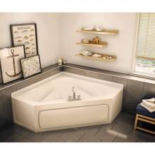 Aker 141121-000-002-000 - GT-6060AP AcrylX Corner Center Drain Bath in White