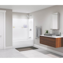Aker 141491-000-002-002 - Icon TS6030 Acrylx Alcove Right Hand Drain One-Piece Tub Shower in White