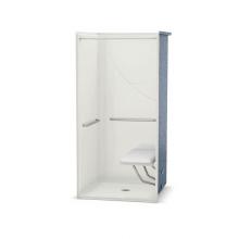 Aker 141366-R-000-002 - OPS-3636 with MASS Grab Bar and Seat 36 in. x 36 in. x 76.625 in. 1-piece Alcove Shower with Right