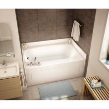 Aker 141482-058-007 - GT-4260AP 60 in. x 42 in. Rectangular Alcove Bathtub with Center Drain in Biscuit