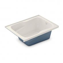 Aker 141088-000-007-001 - SBF-3260 AcrylX Alcove Left-Hand Drain Bath in Biscuit
