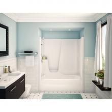 Aker 141004-R-000-002 - GB-60 60 in. x 33 in. x 72 in. 1-piece Tub Shower with Right Drain in White