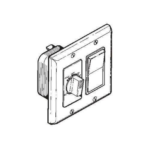 60 Minute Time Control with one rocker switch, Ivory.