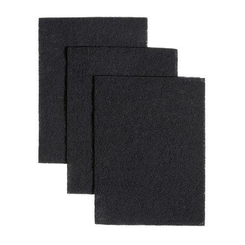 Replacement Charcoal Filter Pack. Each pack contains three 7-3/4 in. x 10-1/2 in. pads. Master pack 