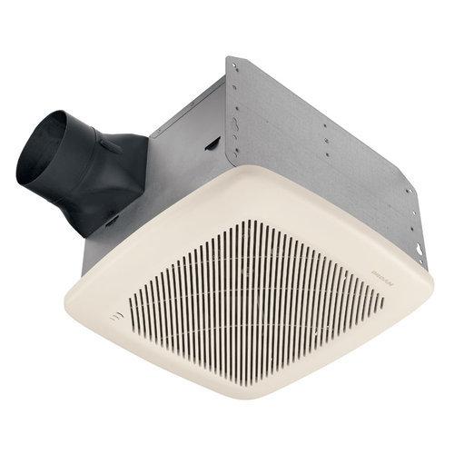 Ultra Silent, Humidity Sensing Fan, White Grille, 100 CFM.  Energy Star® Qualified.