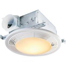 Broan-Nutone 8664RP - Decorative Fan/Light, White Plastic Grille, 100 Watt Incandescent Light, Title 24 compliant.