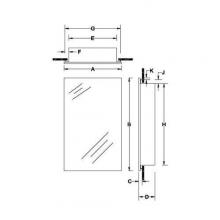 Broan-Nutone RSC1000N - Security Cabinet, Recessed, 15-3/4 in.W x 26 in.H, Painted Steel Door.