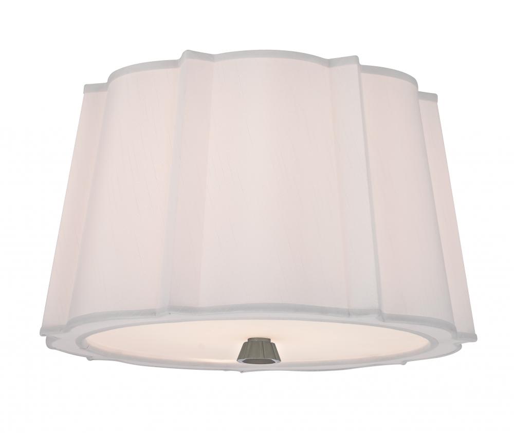 2 LIGHT SEMI FLUSH