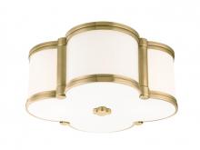 Hudson Valley 1212-AGB - 2 LIGHT FLUSH MOUNT