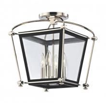 Hudson Valley 3610-PN - Hollis Semi Flush