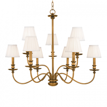 Hudson Valley 4039-AGB - 9 LIGHT CHANDELIER