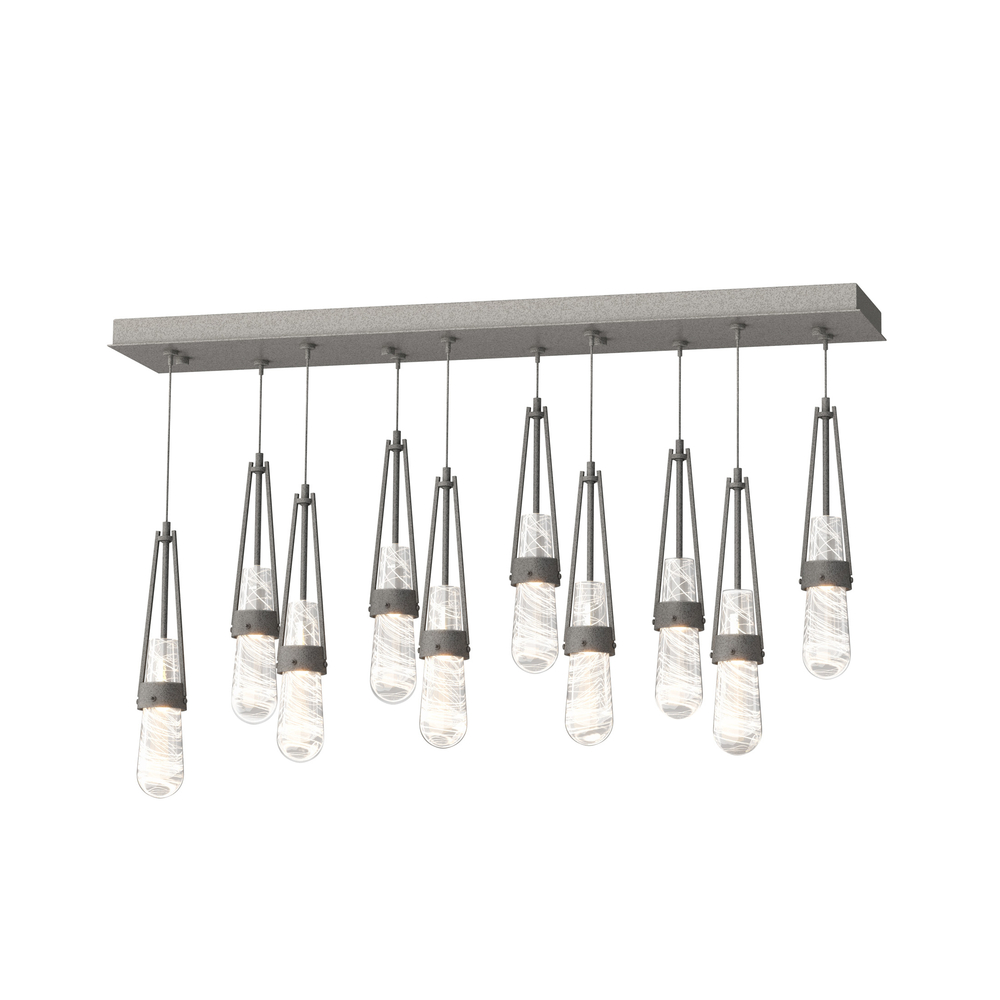 Link 10-Light Blown Glass Pendant