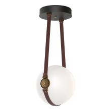 Hubbardton Forge 121047-LED-10-27-LB-NL-GG0670 - Derby Small Semi-Flush