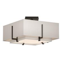 Hubbardton Forge 126507-SKT-14-SF1205-SE1605 - Exos Square Small Double Shade Semi-Flush