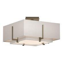 Hubbardton Forge 126507-SKT-84-SF1205-SE1605 - Exos Square Small Double Shade Semi-Flush