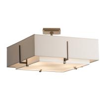 Hubbardton Forge 126510-SKT-07-SF1605-SE2012 - Exos Square Double Shade Semi-Flush