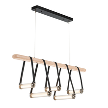 Hubbardton Forge 131053-LED-STND-10-24-LK-WD-ZM0704 - York Linear 5-Light LED Pendant