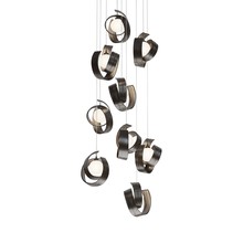 Hubbardton Forge 131099-SKT-LONG-14-GG0711 - Riza 9-Light Pendant