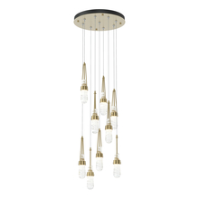 Hubbardton Forge 131100-SKT-STND-86-YJ0434 - Link 9-Light Blown Glass Pendant