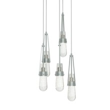 Hubbardton Forge 131120-SKT-LONG-82-YG0434 - Link 5-Light Blown Glass Pendant