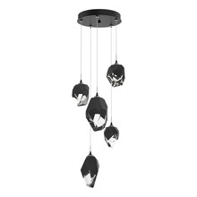 Hubbardton Forge 131139-SKT-LONG-89-BP0756 - Chrysalis 5-Light Mixed Crystal Pendant